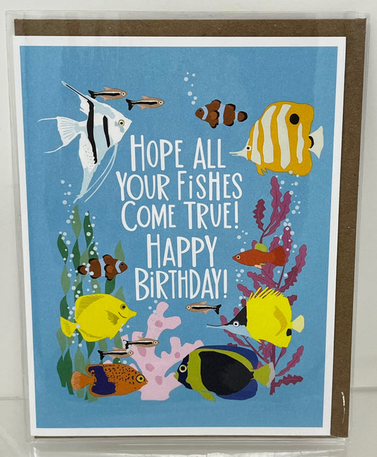 Fishtank Birthday Card