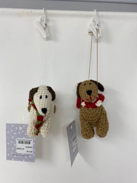 Crochet Dog Ornament