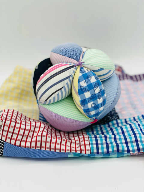 Happy Ball and Bag: Checks and Strips