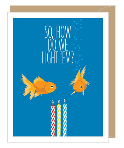 Goldfish Birthday Card