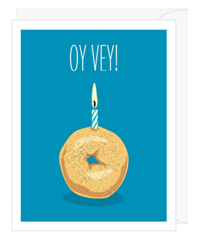 Bagel Birthday Card