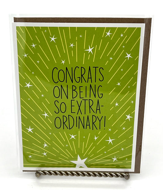 Extraordinary Congratulations Card