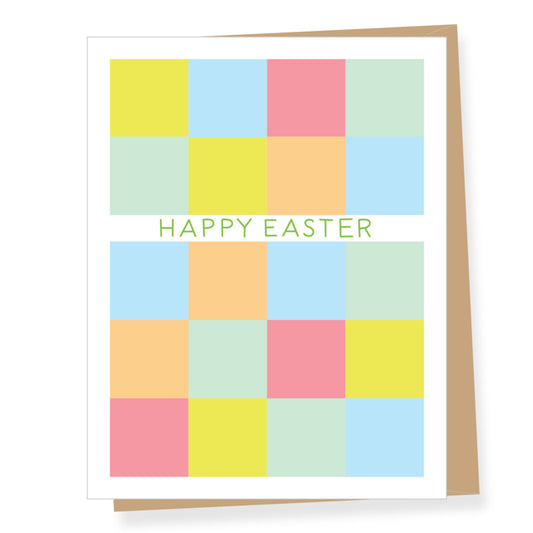 Easter Checkerboard Card