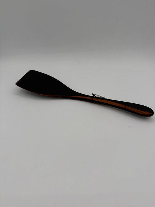 Large Blackened Wood Spatula