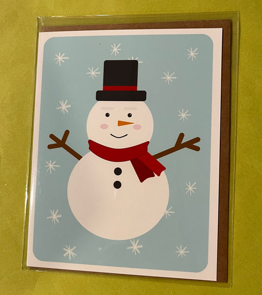 Snowman Holiday Card