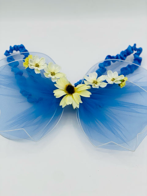 Wings: Floral Decorated Periwinkle