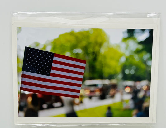 Flag Photo Notecard