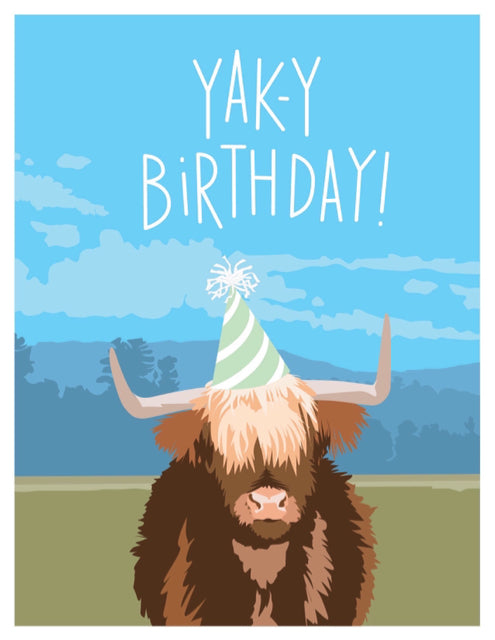 Yak-y Birthday Card