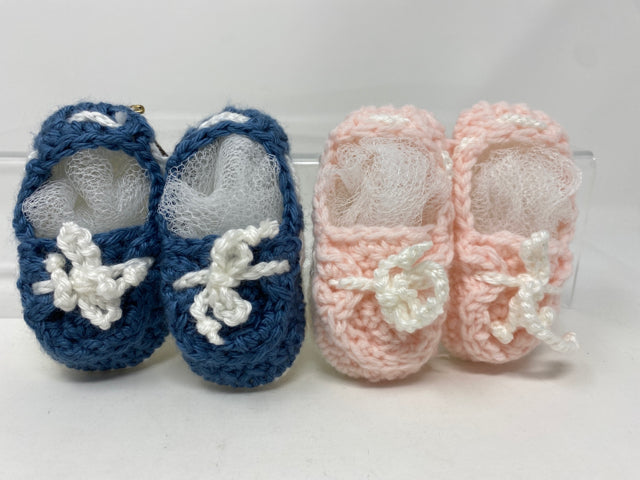 3-6  M Crocheted Acrylic Deck Shoes
