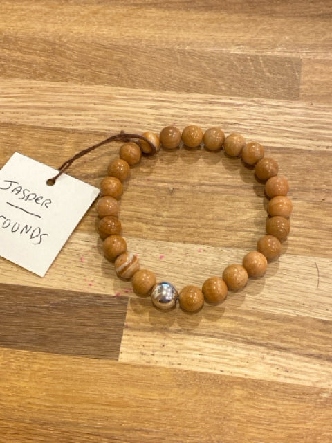 Tan Jasper Bracelet