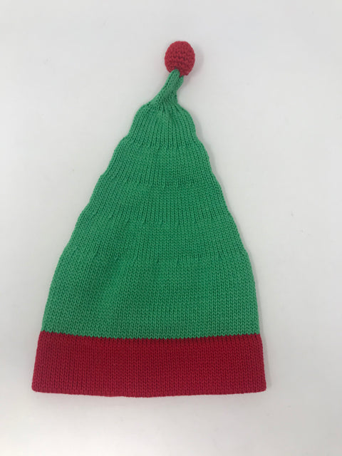 1-2 Y Green & Red Elf Cotton Knit Hat