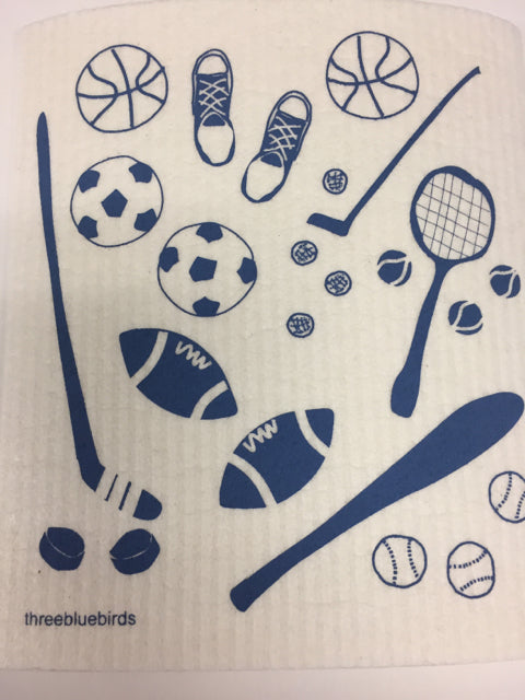 Sports Swedish Dishcloth