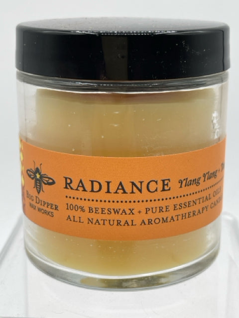 Radiance 100# Beeswax Aromatherapy Candle in Reusable Glass Apothecary Jar