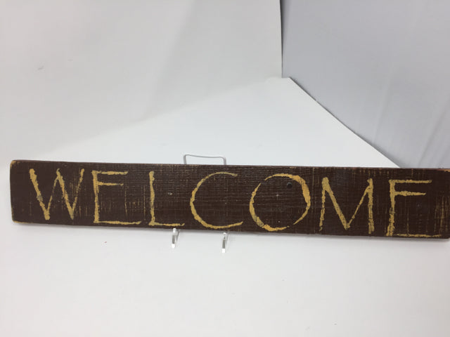 Welcome Wooden Sign