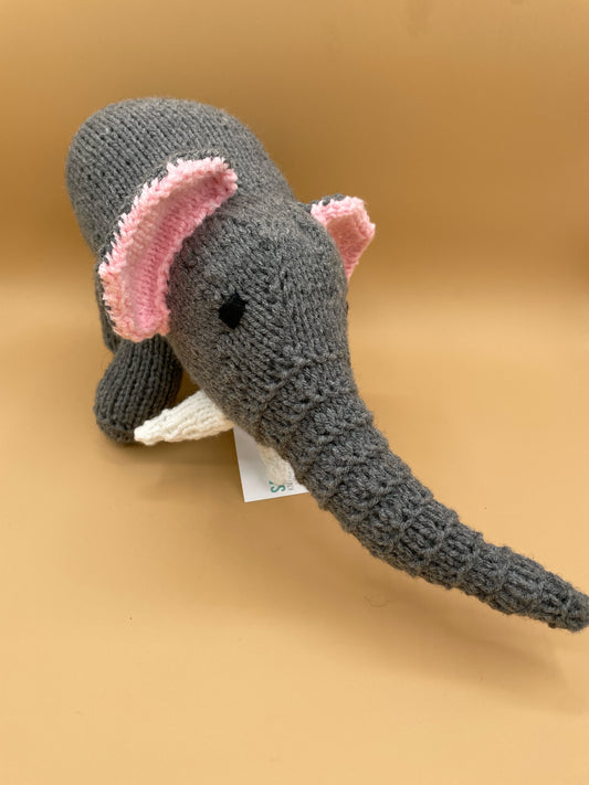 Elephant with Pink Ears