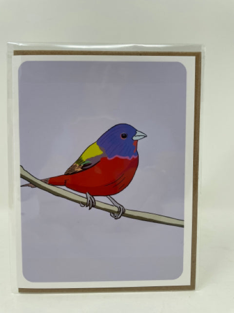 Painted Bunting Card