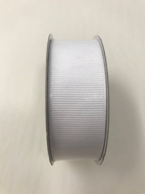 Grosgrain White Narrow Ribbon 8 Yards