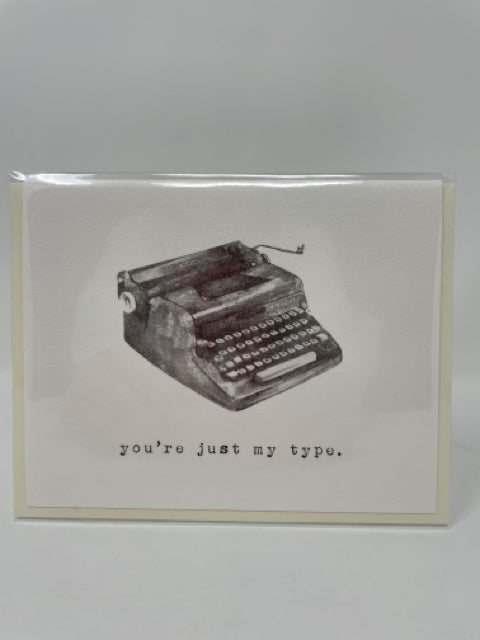 Typewriter Card