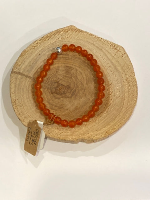 Orange Agate Bracelet