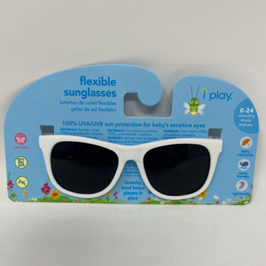 0-24M White Flexible Sunglasses