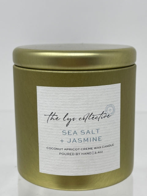 Sea Salt & Jasmine Candle in Travel Tin