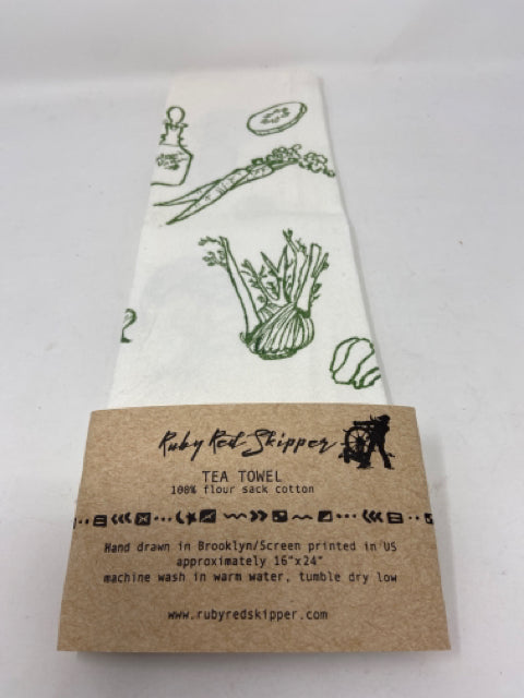 Salad Greens Tea Towel