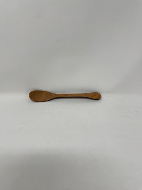 Cherry Wood Baby Spoon With Plain Handle