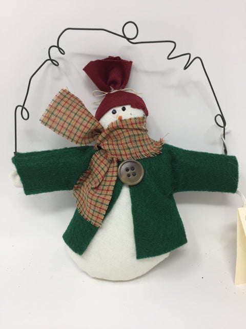 Snowman with Hat and Coat