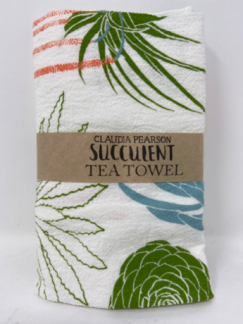 Succulent Tea Towel