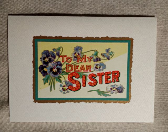 My Dear Sister Birthday Card