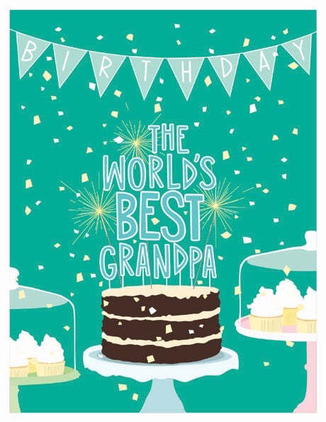 The World's Best Grandpa Birthday Card