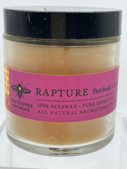 Rapture 100% Beeswax Aromatherapy Candle In Reusable Glass Apothecary Jar