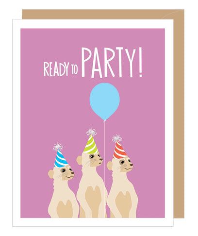 Meercat Birthday Card