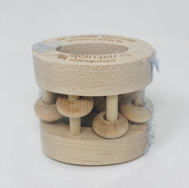 Natural Oval Bead Rattle