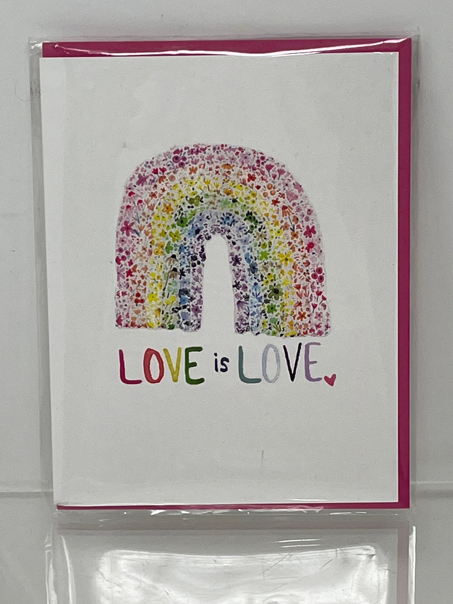 Love Is Love Rainbow Card