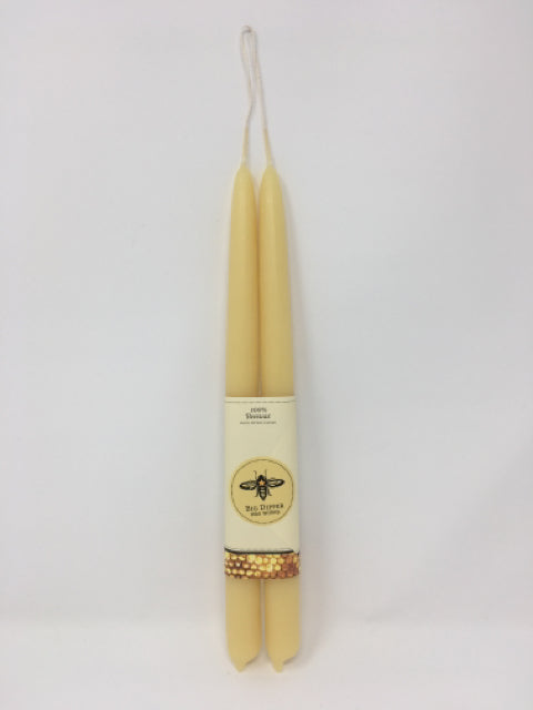 Natural Beeswax Taper