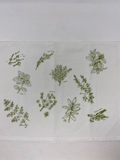 Herbs Tea Towels