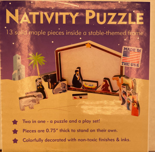 Wooden Nativity Puzzle