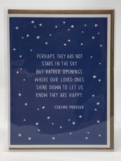 Eskimo Stars Sympathy Card