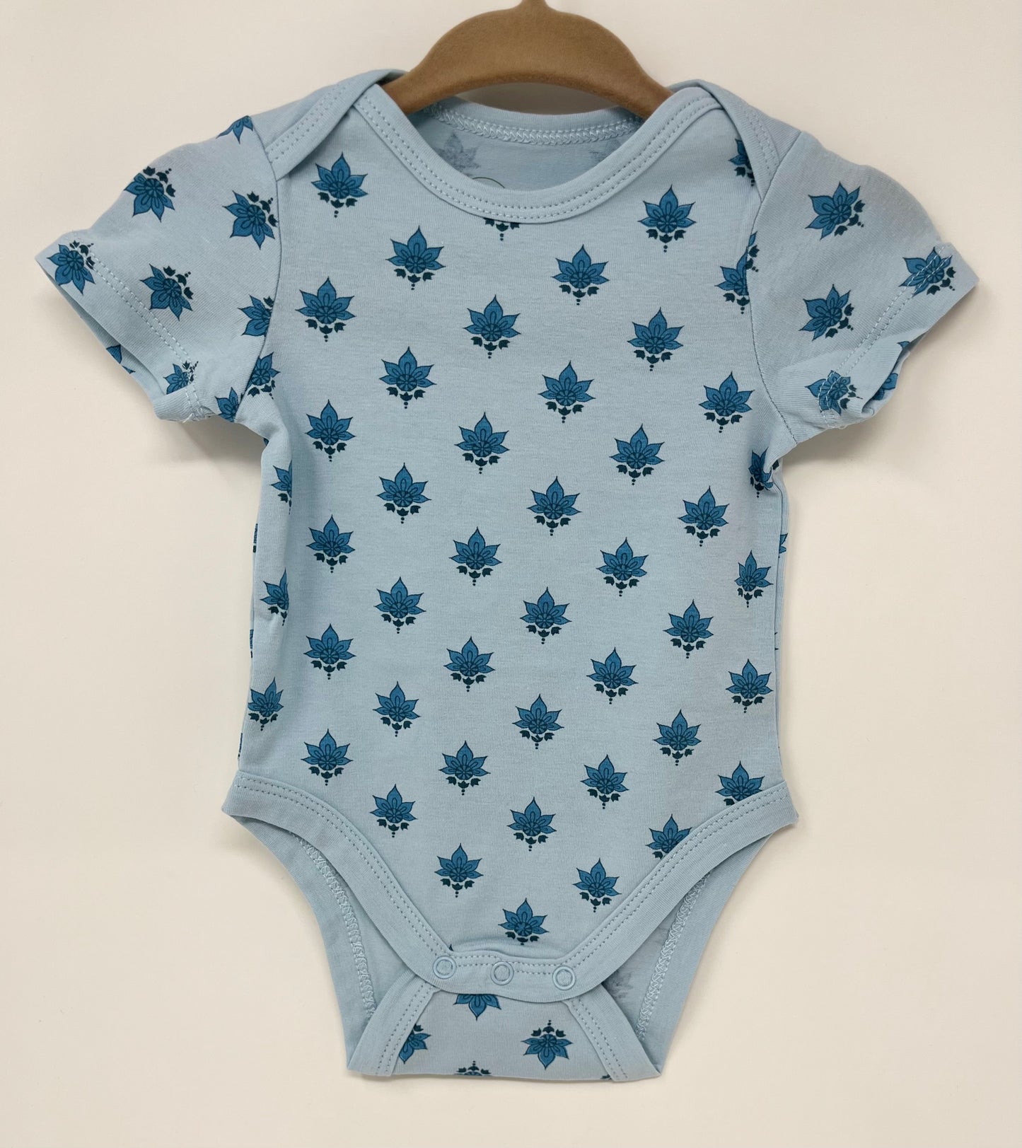 6-9 M Blue Lotus Onesie