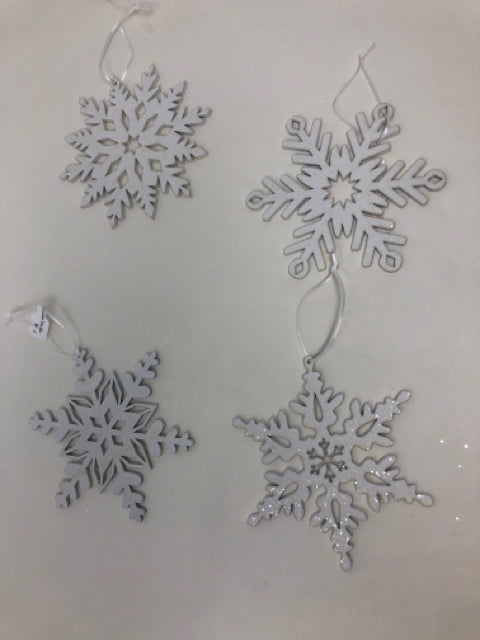 Winter Glitter Snowflake Ornament