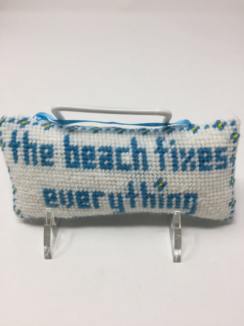 The Beach Fixes Everything Saying Pillow