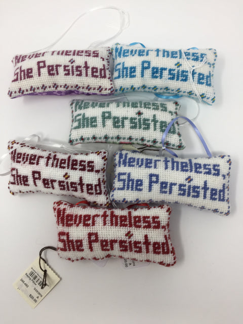 Nevertheless She Persisted Saying Pillow