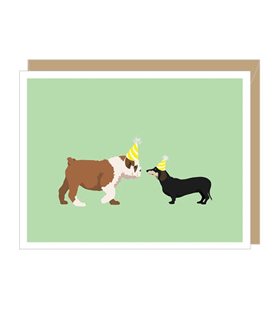 Two Dogs Birthday Card