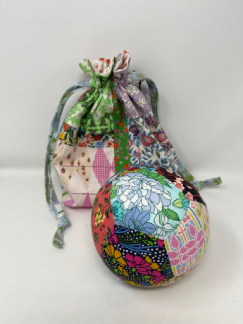 Patchwork Ball And Bag