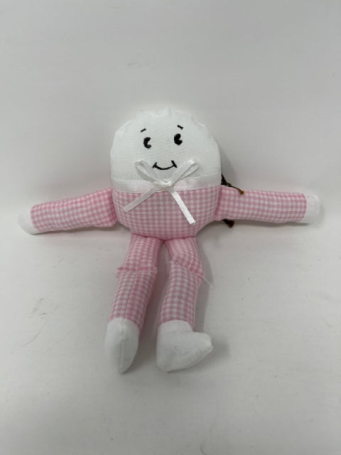 Pink Gingham Humpty Dumpty Doll