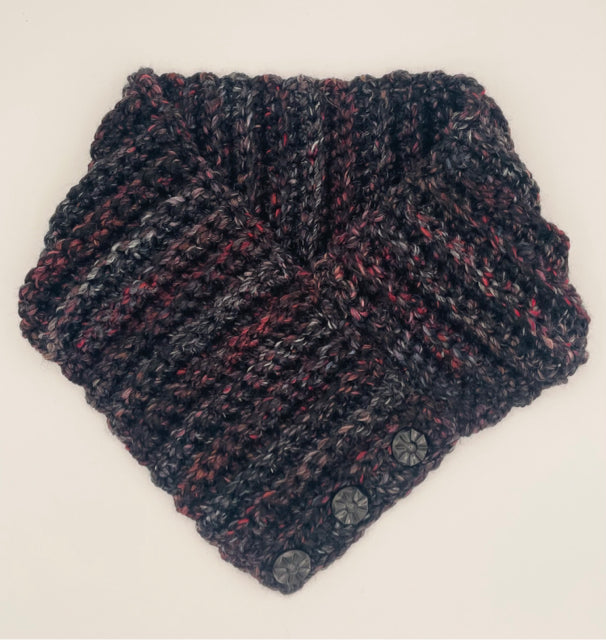 Wool Blend V-Neck Cowls