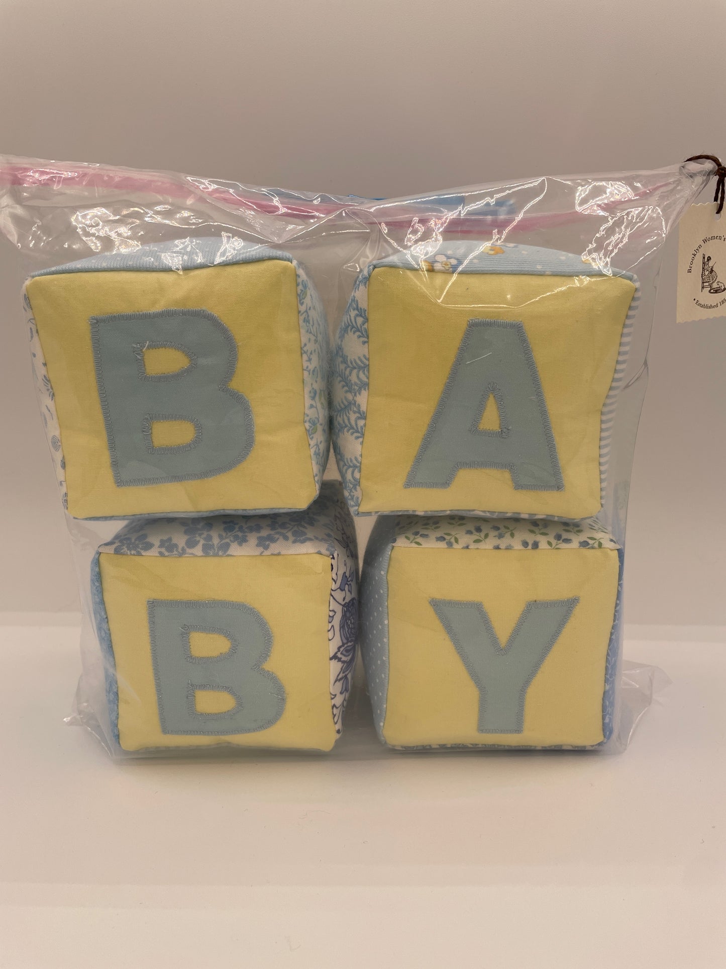 Blue Yellow Baby Blocks