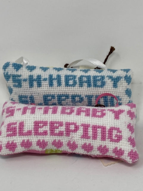 Shhh Baby Sleeping Saying Pillow