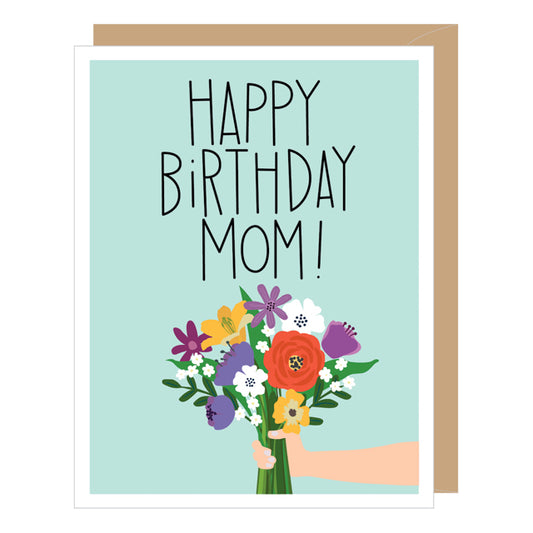 Mom Birthday Bouquet Card